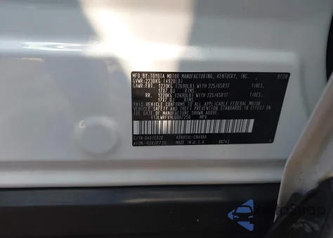 2020 Toyota Rav4 Hybrid Le from USA, damaged, VIN 4T3LWRFV9LU007256